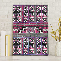 Maori Matariki Canvas Wall Art Pink Galaxy Aesthetic Koru Art