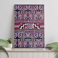 Maori Matariki Canvas Wall Art Pink Galaxy Aesthetic Koru Art