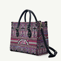 Maori Matariki Leather Bag Pink Galaxy Aesthetic Koru Art LT01 Pink - Polynesian Pride