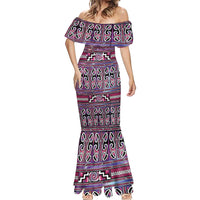 Maori Matariki Mermaid Dress Pink Galaxy Aesthetic Koru Art