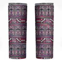 Maori Matariki Skinny Tumbler Pink Galaxy Aesthetic Koru Art LT01 Pink - Polynesian Pride