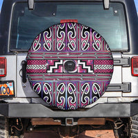 Maori Matariki Spare Tire Cover Pink Galaxy Aesthetic Koru Art