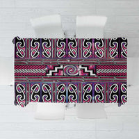 Maori Matariki Tablecloth Pink Galaxy Aesthetic Koru Art