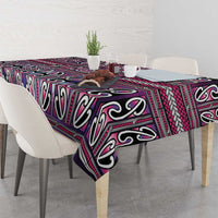 Maori Matariki Tablecloth Pink Galaxy Aesthetic Koru Art