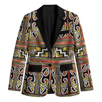 Maori Matariki Blazer Yellow Galaxy Aesthetic Koru Art