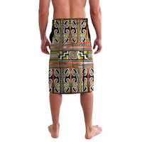 Maori Matariki Lavalava Yellow Galaxy Aesthetic Koru Art LT01 - Polynesian Pride