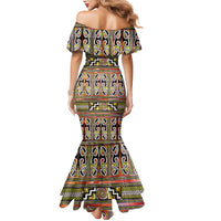 Maori Matariki Mermaid Dress Yellow Galaxy Aesthetic Koru Art