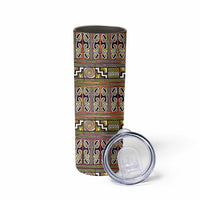 Maori Matariki Skinny Tumbler Yellow Galaxy Aesthetic Koru Art LT01 - Polynesian Pride