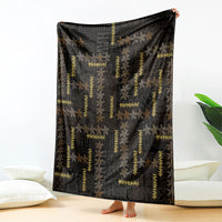 Hawaii Brown Plumeria Lei Black Blanket Frangipani Floral Heritage Art