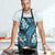 Polynesian Hibiscus Tropical Blue Floral Apron Tribal Pattern - Polynesian Pride