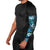 Polynesian Hibiscus Tropical Blue Floral Arm Sleeves Tribal Pattern - Polynesian Pride