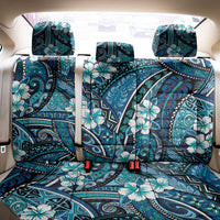 Polynesian Hibiscus Tropical Blue Floral Back Car Seat Cover Tribal Pattern LT01 - Polynesian Pride