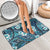 Polynesian Hibiscus Tropical Blue Floral Bathroom Set Tribal Pattern - Polynesian Pride