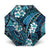 Polynesian Hibiscus Tropical Blue Floral Umbrella Tribal Pattern - Polynesian Pride