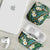 Polynesian Hibiscus Tropical Green Floral AirPods Case Tribal Pattern - Polynesian Pride