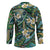 Polynesian Hibiscus Tropical Green Floral Hockey Jersey Tribal Pattern - Polynesian Pride