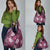 Polynesian Hibiscus Tropical Pink Floral Grocery Bag Tribal Pattern - Polynesian Pride