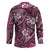 Polynesian Hibiscus Tropical Pink Floral Hockey Jersey Tribal Pattern - Polynesian Pride