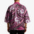 Polynesian Hibiscus Tropical Pink Floral Kimono Tribal Pattern - Polynesian Pride
