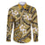 Polynesian Hibiscus Tropical Yellow Floral Family Matching Summer Maxi Dress and Hawaiian Shirt Tribal Pattern - Polynesian Pride