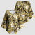 Polynesian Hibiscus Tropical Yellow Floral Kimono Sleeve Blouse Tribal Pattern - Polynesian Pride