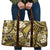 Polynesian Hibiscus Tropical Yellow Floral Travel Bag Tribal Pattern - Polynesian Pride