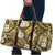 Polynesian Hibiscus Tropical Yellow Floral Travel Bag Tribal Pattern - Polynesian Pride