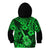 Hawaii Ukulele Kid Hoodie Polynesian Pattern Green Version LT01 - Polynesian Pride