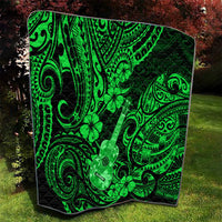 Hawaii Ukulele Quilt Polynesian Pattern Green Version LT01 - Polynesian Pride