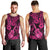 Hawaii Ukulele Men Tank Top Polynesian Pattern Pink Version LT01 - Polynesian Pride