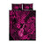 Hawaii Ukulele Quilt Bed Set Polynesian Pattern Pink Version LT01 Pink - Polynesian Pride