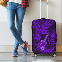Hawaii Ukulele Luggage Cover Polynesian Pattern Purple Version LT01 - Polynesian Pride