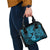 Hawaii Ukulele Shoulder Handbag Polynesian Pattern Sky Blue Version LT01 - Polynesian Pride