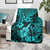Hawaii Ukulele Blanket Polynesian Pattern Turquoise Version LT01 - Polynesian Pride