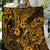 Hawaii Fish Hook Quilt Polynesian Pattern Gold Version LT01 Gold - Polynesian Pride