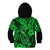 Hawaii Fish Hook Kid Hoodie Polynesian Pattern Green Version LT01 - Polynesian Pride
