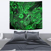 Hawaii Fish Hook Tapestry Polynesian Pattern Green Version LT01 - Polynesian Pride