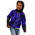 Hawaii Fish Hook Kid Hoodie Polynesian Pattern Navy Blue Version LT01 - Polynesian Pride