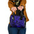 Hawaii Fish Hook Shoulder Handbag Polynesian Pattern Navy Blue Version LT01 One Size Blue - Polynesian Pride