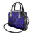 Hawaii Fish Hook Shoulder Handbag Polynesian Pattern Navy Blue Version LT01 - Polynesian Pride