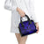 Hawaii Fish Hook Shoulder Handbag Polynesian Pattern Navy Blue Version LT01 - Polynesian Pride