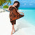 Hawaii Fish Hook Sarong Polynesian Pattern Orange Version LT01