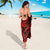 Hawaii Fish Hook Sarong Hibiscus Hawaii Tribal Tattoo Red Version LT01 - Polynesian Pride