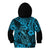 Hawaii Fish Hook Kid Hoodie Hibiscus Hawaii Tribal Tattoo Sky Blue Version LT01 - Polynesian Pride