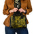 Hawaii Fish Hook Shoulder Handbag Hibiscus Hawaii Tribal Tattoo Yellow Version LT01 - Polynesian Pride