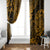 Hawaii King Kamehameha Window Curtain Polynesian Pattern Gold Version LT01 - Polynesian Pride
