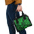 Hawaii King Kamehameha Shoulder Handbag Polynesian Pattern Green Version LT01 - Polynesian Pride
