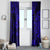 Hawaii King Kamehameha Window Curtain Polynesian Pattern Navy Blue Version LT01 - Polynesian Pride