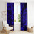 Hawaii King Kamehameha Window Curtain Polynesian Pattern Navy Blue Version LT01 - Polynesian Pride