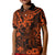 Hawaii King Kamehameha Kid Polo Shirt Polynesian Pattern Orange Version LT01 Kid Orange - Polynesian Pride